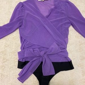 Diane Von Furstenberg Bodysuit Blouse